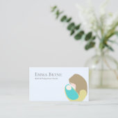 Midfrau Doula Holding Baby Visitenkarte (Stehend Vorderseite)