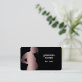 Midfrau Doula Lactation Premium Visitenkarte (Stehend Vorderseite)