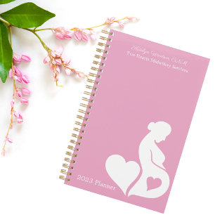 Midfrau Doula oder OBGYN Beautiful Custom Pink 202 Planer