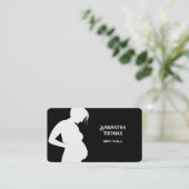 Midfrau Doula Stillzeit Visitenkarte (Stehend Vorderseite)