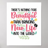 Midfrau Midwives Doula Obstetrician Midwifery Job Poster (Vorne)