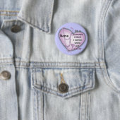 Midfrau Nurse Lila Heart Button (Beispiel)