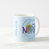 Midfrau Nurse Motto Kaffeetasse (VorderseiteRechts)
