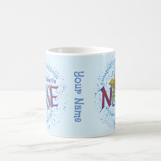 Midfrau Nurse Motto Kaffeetasse (Mittel)