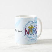 Midfrau Nurse Motto Kaffeetasse (VorderseiteRechts)