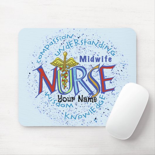 Midfrau Nurse Motto Mousepad (Mit Mouse)