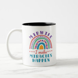 Midfrau Rainbow I Make Miracles passieren Zweifarbige Tasse