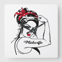 Midfrau Rosie The Riveter Button Up