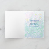 Midfrau Vielen Dank Daisy Blume Watercolor Karte (Innenseite)
