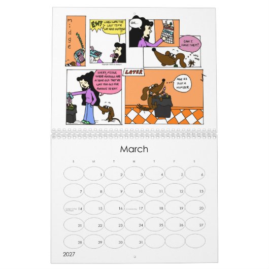 Midge 2026 'Sonntag Comic Kalender (Mär 2027)