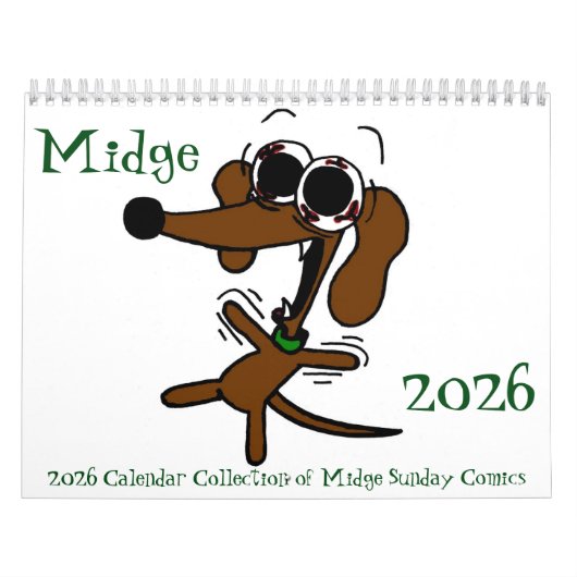 Midge 2026 'Sonntag Comic Kalender (Titelbild)