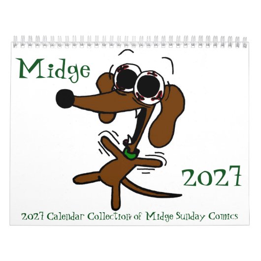 Midge 2027 'Sonntags-Comics'-Kalender Kalender (Titelbild)