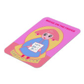 Midge auf dem Kühlschrank Magnet (Linke Seite)