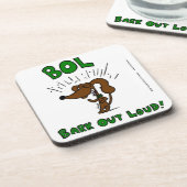 Midge "BOL: BARK OUT LOUD" Untersetzer - Set von 6 (Linke Seite)