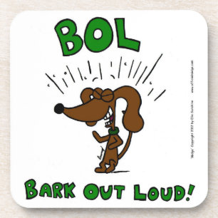 Midge "BOL: BARK OUT LOUD" Untersetzer - Set von 6