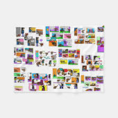 Midge Comic Fleece Blanket (Vorderseite (Horizontal))