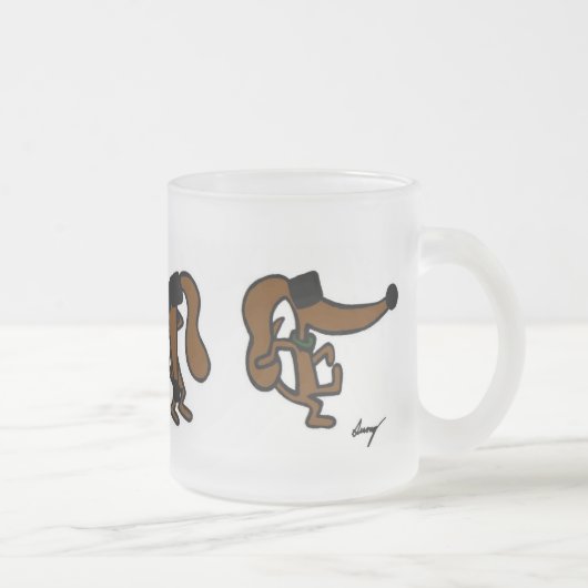 Midge Dancing Mattierte Tasse (Rechts)