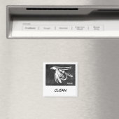 "Midge" Dish Washer Status Magnet (In Situ (Geschirrspüler))