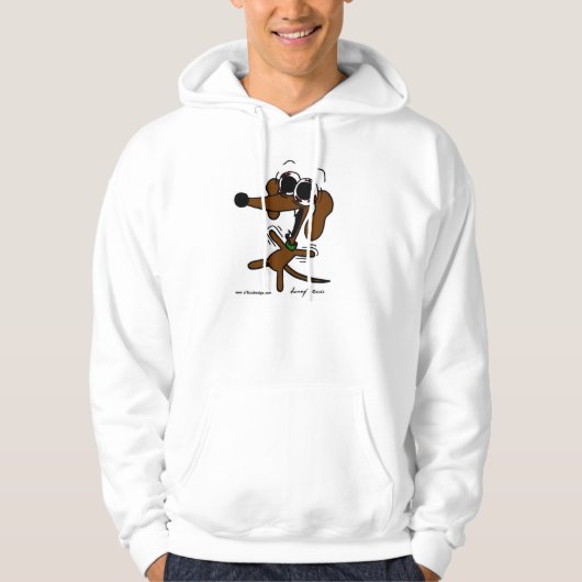 Midge Freakin' Out Adult Hooded Sweatshirt (Vorderseite)