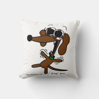 Midge Freakin' Out Pillow - Green Kissen