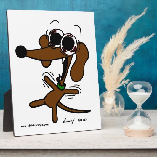 Midge Freakin' Out Plaque Fotoplatte (Seite)