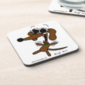 Midge Freakin' Out Untersetzer - Set von 6 Jahren (Linke Seite)