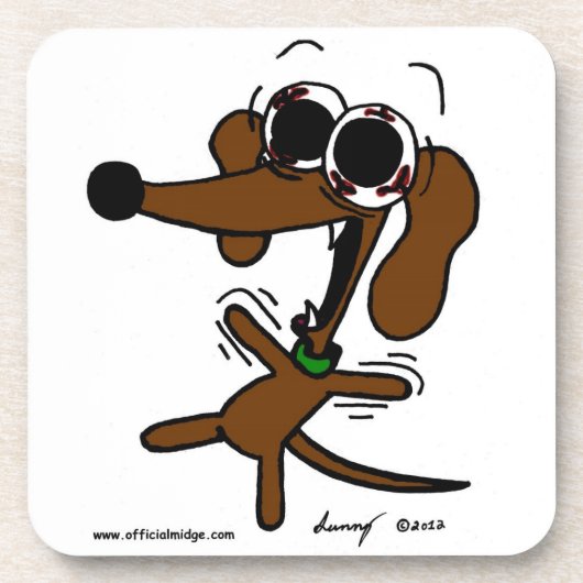 Midge Freakin' Out Untersetzer - Set von 6 Jahren (Vorderseite)