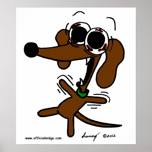 Midge Freakin'Out Print Poster (Vorne)