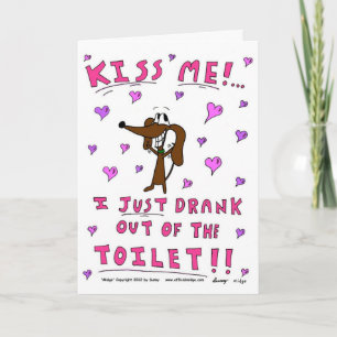 Midge 'KISS ME' Date Night Grußkarte Karte