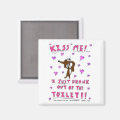 Midge 'KISS ME' Magnet (Vorderseite/Rückseite)