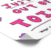 Midge "KISS ME" Print Poster (Ecke)
