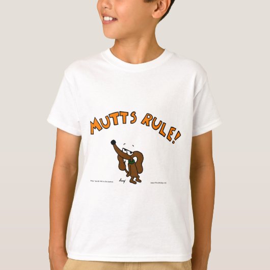 Midge MUTTS RULE Kids Basic T - Shirt (Vorderseite)