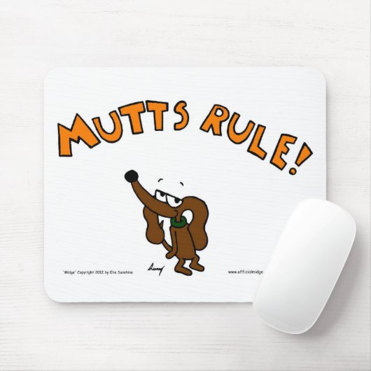 Midge MUTTS RULE Mousepad (Mit Mouse)