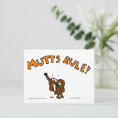 Midge MUTTS RULE Postcard Postkarte (Stehend Vorderseite)