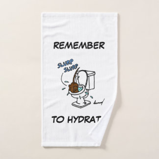 Midge "Remember to Hydrate" Handtuch