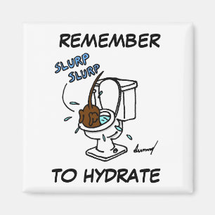 Midge "Remember to Hydrate" Magnet