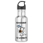 Midge "Remember to Hydro" Wasserflasche (Vorderseite)