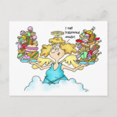 Midge’s Diet Postcard #8 Balanced Meals Postkarte (Vorderseite)