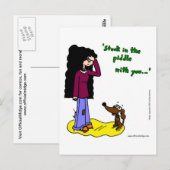 Midge "stecken in der Geige mit dir" Postkarte (Vorne/Hinten)