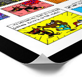 Midge "Superhero Trio" Comic Poster (Ecke)