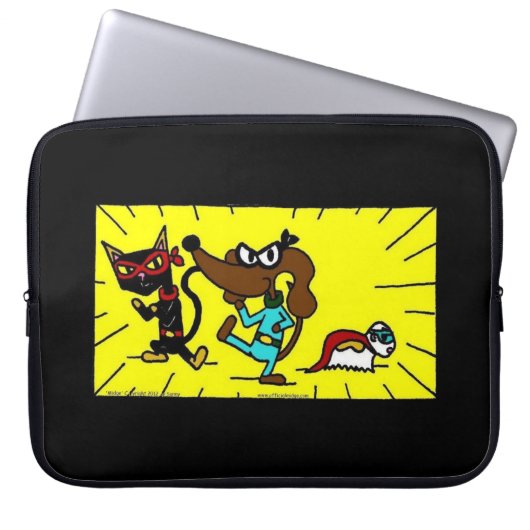 Midge Superhero Trio Laptop Sleeve (Vorderseite)