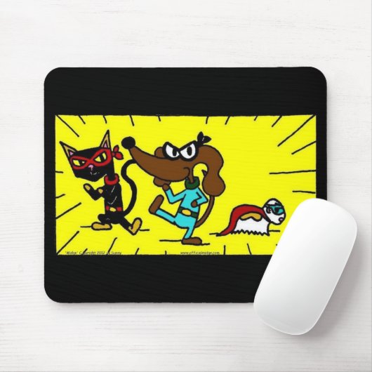 Midge Superhero Trio Mousepad (Mit Mouse)