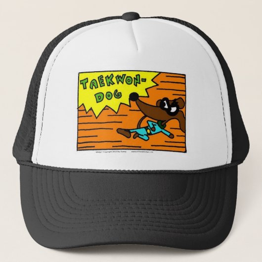Midge TAEKWON-DOG Hat Truckerkappe (Vorderseite)