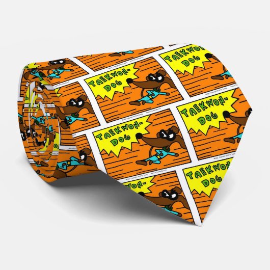 Midge TAEKWON-DOG-Krawatte Krawatte (Gerollt)