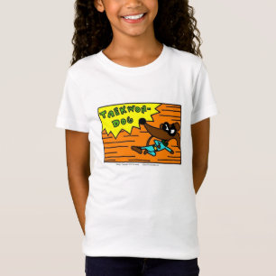 Midge "TAEKWON-DOG" Mädchen T-Shirt mit Kapuze und