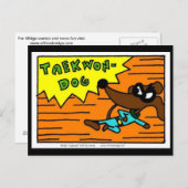 Midge TAEKWON-DOG Postcard Postkarte (Vorne/Hinten)