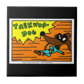 Midge TAEKWON-DOG Tile Fliese (Vorderseite)