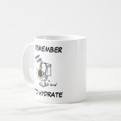 Midge-Tasse "Remember to Hydrate" Kaffeetasse (Vorderseite Links)