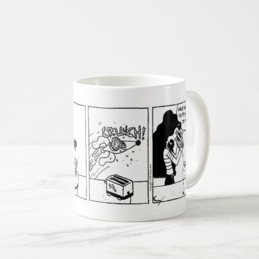 Midge "Toast shark" Comic Tasse (VorderseiteRechts)