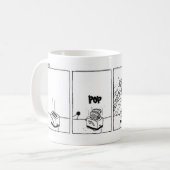 Midge "Toast shark" Comic Tasse (Vorderseite Links)